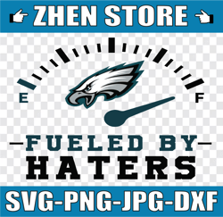 fueled by hater philadelphia eagles svg and png files, sport bundle svg, digital download