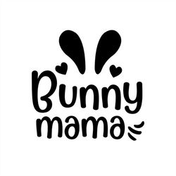 bunny mama bunny ear easter day svg silhouette