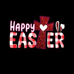 happy easter cross bunny png sublimation designs