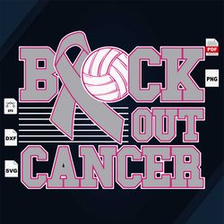 block out cancer, breast cancer svg, breast cancer, breast cancer gift, cancer awareness, breast cancer svg, volleyball,