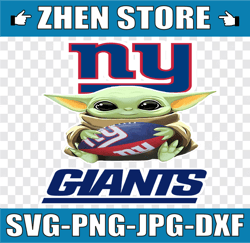 baby yoda with new york giants nfl png,  baby yoda nfl png, nfl png, sublimation ready, png files for sublimation,printi