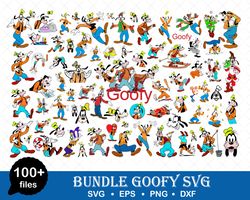 goofy bundle svg, goofy and mickey cricut cut file, dxf, png, clipart, printable files