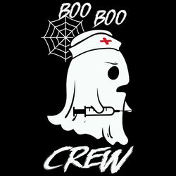 boo boo crew silhouette svg, boo boo svg, ghost nurse svg