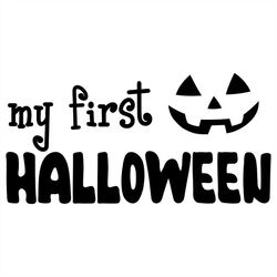 my first halloween svg, happy halloween svg silhouette