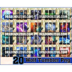 20 wolf 20oz skinny tumbler straight&tapered designs,wolf sublimation tumbler designs,wolf tumbler designs,wolf png
