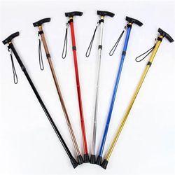 high density aluminum alloy retractable trekking walking pole(us customers)