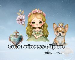 cute princess clipart