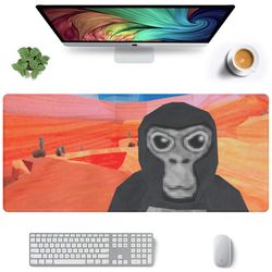 gorilla tag monkey gaming mousepad