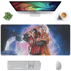 back to the future gaming mousepad