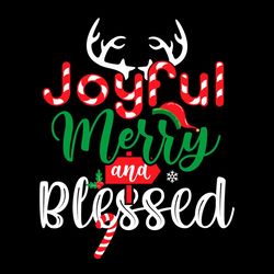 joyful merry and blessed candy cane svg png