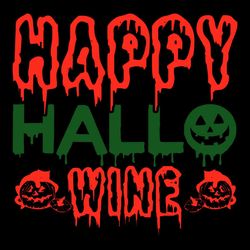 happy halloween with scary pumpkin svg, hallowine svg png