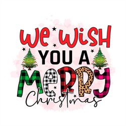 we wish you a merry christmas png sublimation designs