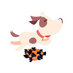 funny cute dog with halloween candy svg png