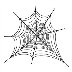 halloween spider web svg silhouette