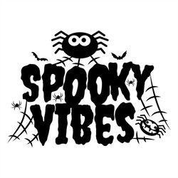 spooky vibes spider web svg silhouette
