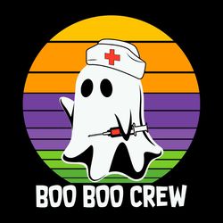 boo boo crew sunset svg png, sunset vintage png, boo boo svg