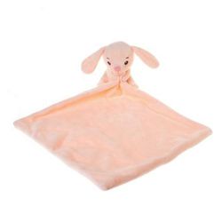 rattle bibs sleeping security blanket plush rabbit bunny(non us customers)