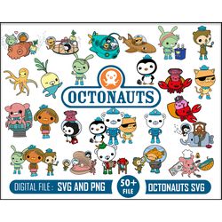 50 octonauts, octonauts svg, octonauts clipart octonauts cut file, octonauts birthday