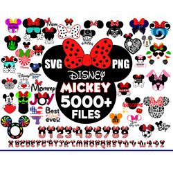 5000 disney mickey mouse svg, disney svg, mickey svg, disney mickey head svg, mickey cricut, disney dxf, mickey birthday