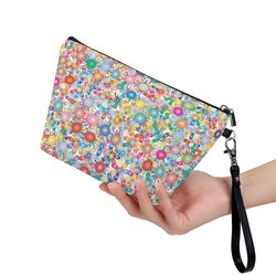 sling cosmetic bag high-quality pu leather cosmetic bag makeup bag