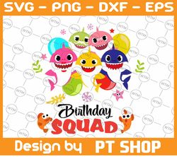 birthday shark svg, shark family doo doo svg, shark svg, cricut cut files, 1st birthday svg