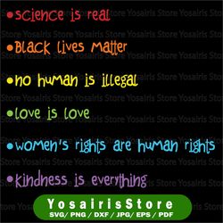 science is real black lives matter, lgbt pride, lgbt svg, svg files for cricut, silhouette, sublimation designs download