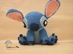 amigurumi stitch! from lilo and stitch, amigurumi mini, amigurumi gift nice