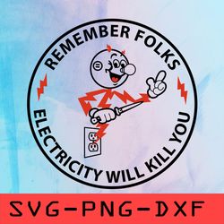 reddy kilowatt electricity will kill you svg, kilowatt sticker svg,png,dxf,cricut,cut file,clipart