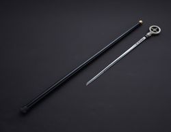 custom hand forged high carbon steel sword stick, functional walking canes, walking stick, cane swords, gift for him