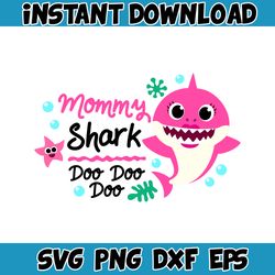 baby shark svg, baby shark birthday svg, baby shark, mommy shark svg (10)