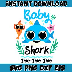 baby shark svg, baby shark birthday svg, baby shark, mommy shark svg (21)