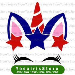 unicorn svg, independence day svg, fourth of july svg, usa svg, america svg,4th of july png eps dxf jpg