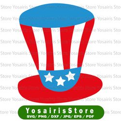 america hat svg, independence day svg, fourth of july svg, usa svg, america svg,4th of july png eps dxf jpg