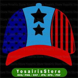 trucker hat svg, independence day svg, fourth of july svg, usa svg, america svg,4th of july png eps dxf jpg