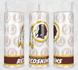 redskins football tumbler wrap, 20oz tumbler wrap, washington redskins png, nfl football tumbler wrap, sport tumbler