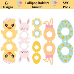 easter lollipop holders svg | sucker holder svg | instant digital download