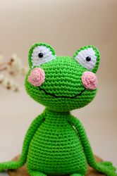 frog crochet pattern green amigurumi english pdf tutorial