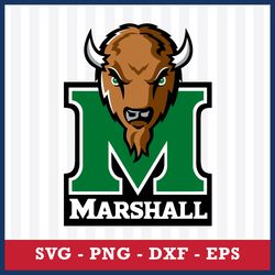 marshall thundering herd svg, ncaa logo svg, football team svg, sport svg, png dxf eps digital file