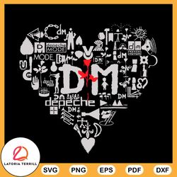 depeche mode svg memento mori 2023 world tour svg cutting files