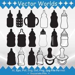 baby bottle svg, baby bottles svg, kids svg, baby, bottle, svg, ai, pdf, eps, svg, dxf, png