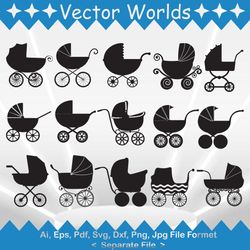 baby carriage svg, baby carriages svg, kids svg, baby, carriage, svg, ai, pdf, eps, svg, dxf, png