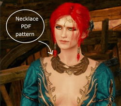 cosplay pattern triss alternative look necklace from witcher 3 wild hunt
