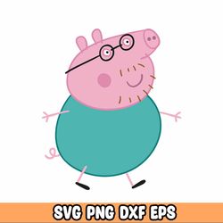 cartoon svg png, pig cartoon svg, pig cartoon clipart, cartoon pig svg file for cricut, kids shirt svg file, pig catroon