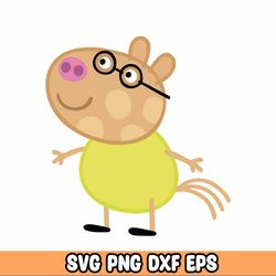 cartoon svg png, pig cartoon svg, pig cartoon clipart, cartoon pig svg file for cricut, kids shirt svg file, pig catroon