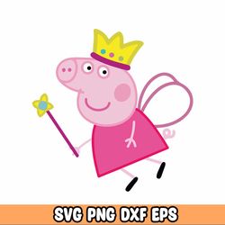 cartoon svg png, pig cartoon svg, pig cartoon clipart, cartoon pig svg file for cricut, kids shirt svg file, pig catroon