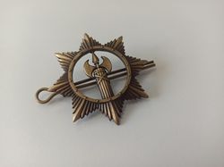 ukrainian  cap beret badge "force of military law and order service of ukraine". glory to ukraine