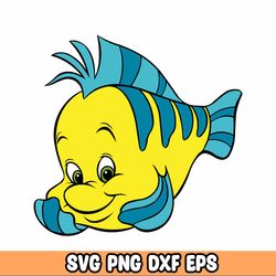 flounder fish cut files | cricut | silhouette cameo | svg cut files | digital file | pdf | eps | dxf | png | the little