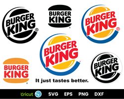 burger king svg cut file bundle