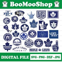 toronto maple leafs bundle svg, maple leafs svg, nhl svg, hockey cricut, download   cut file, clipart   cricut