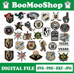 vegas golden knights bundle svg, golden knights svg, nhl svg, nhl svg, hockey cricut, hockey logo svg, nhl down